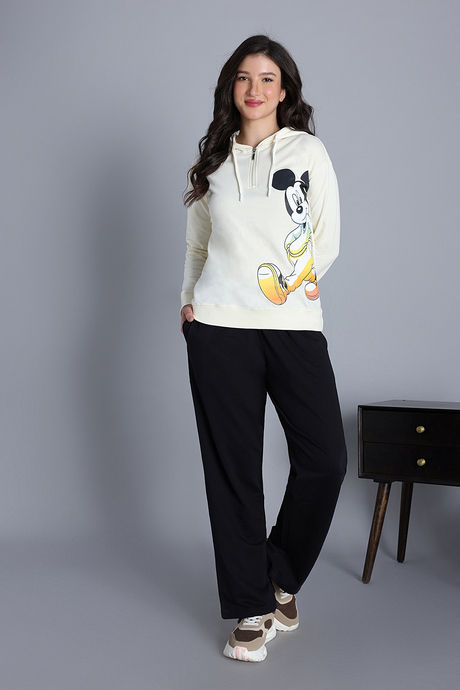 Zivame Mickey Mouse Loungewear Set - Black Beauty — image 3